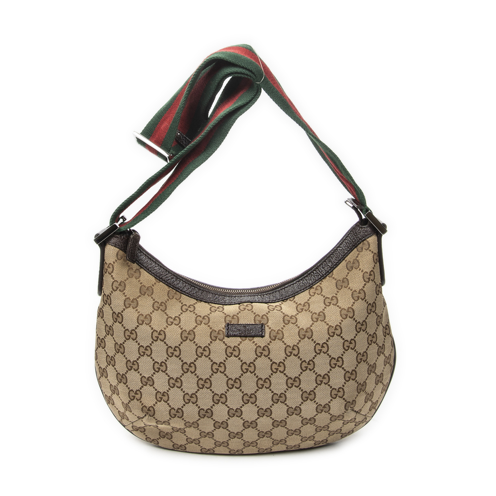 Gucci Web Halfmoon Messenger
